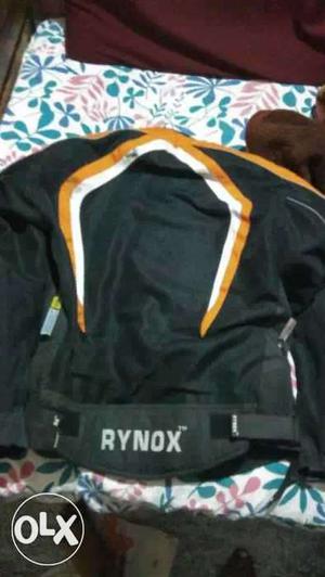 Black, White And Orange Rynox Jacket