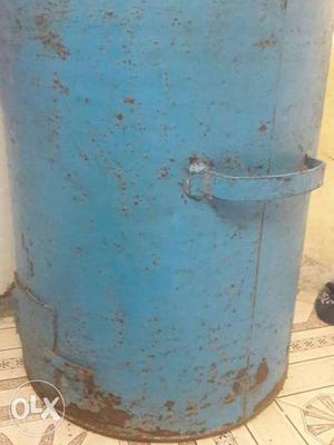 Blue Metal Container