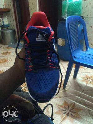 Blue Nike Running Shoe