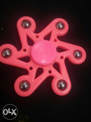Brand new new pink hand fidget spinner
