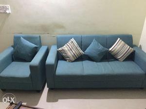 Casacraft fabric sofa (3 seater and single