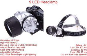 Excellent fishing head lamps and cap available at