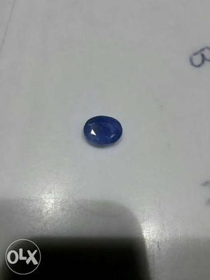 Heated Sri Lanka blue sapphire (Neelam) carat is
