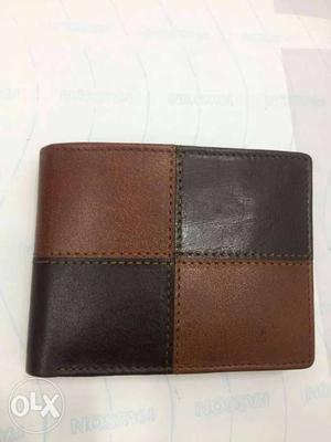 Leather wallet for men, export quality not uses