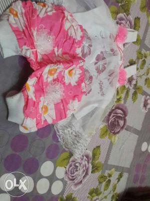 Little baby girl dress for 6 month to 1yr girl
