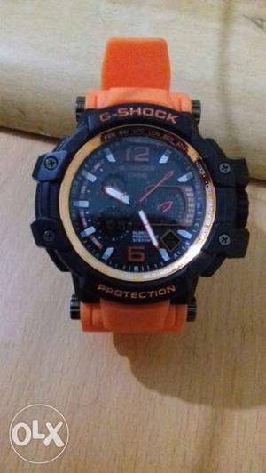 Orange And Black Casio G-Shock