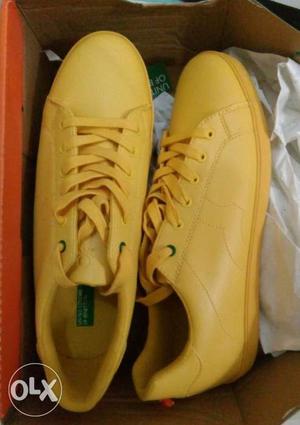 Original UCB yellow sneakers