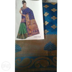 Rich pallu cotton base awesome material available