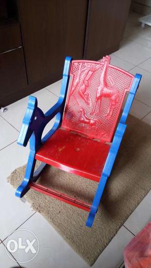 Rocking chair for children of age. 2-6 years