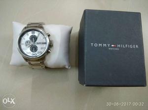 Silver Link Tommy Hilfiger Chronograph Watch