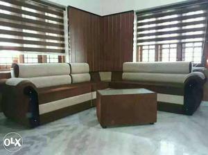 Twp Brown Leather Couches