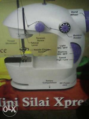 White Lini Silai Xpres Sewing Machine