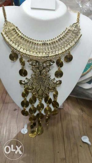 Women's Gold Chandelier Necklace