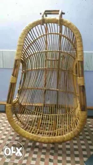 Woven Brown Egg Chair