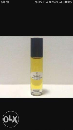 Yellow And Black Perfume Spray Bottle
