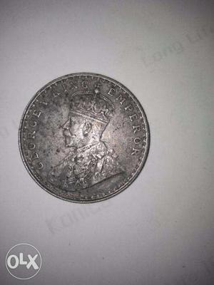 104 years old Coin british India One Quarter Anna