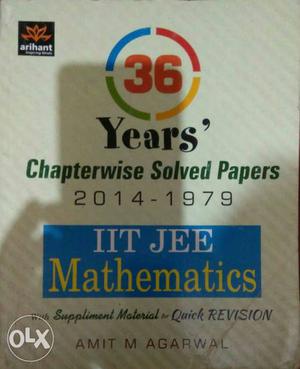 36 years chapter wise solved papers for IIT JEE
