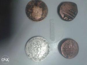 4-piece Round Coins