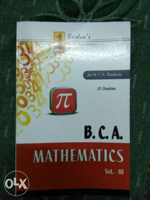 BCA mathematics 4th semester