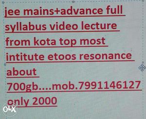 Best video lecture for iit jee eighty two