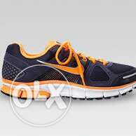 Black And Orange Nike Running Shoe