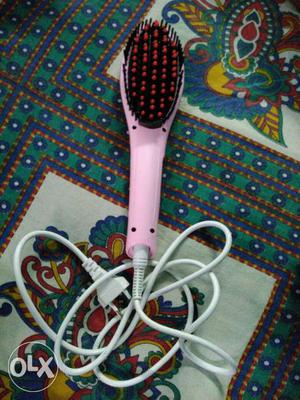 Black And Pink Electric Hair Straightener
