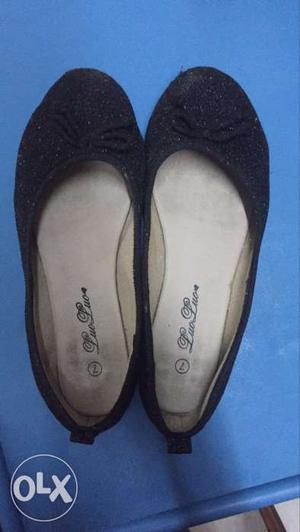 Black Suede Flat Sandals