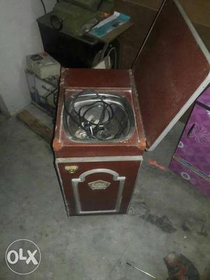 Brown Wooden Electric Appliance