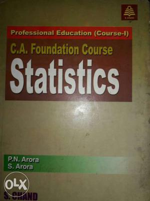 C.A Foundation Course Statistics