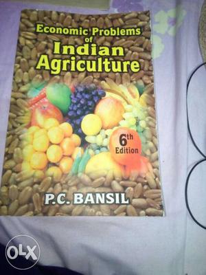 Economic Problems of Indian Agriculture.