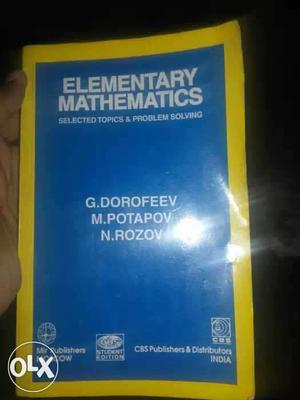 Elementary Mathematics Book