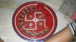 Marriage decoration plate