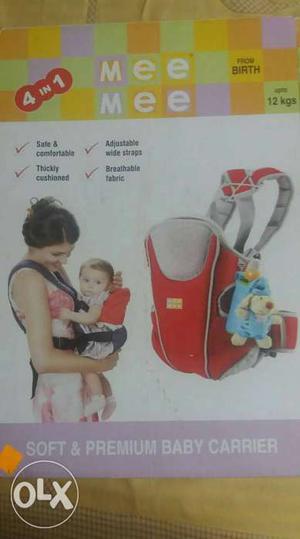 Mee mee baby carrier. only opened and packed again. NOT USED