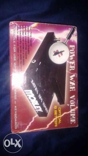 Morley power wah /volume pedal.only six month