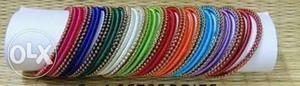 Multi-colored Bangle Bracelets