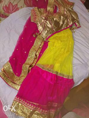 Once used party wear lehenga in very good