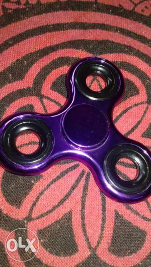 Purple 3-blade Fidget Spinner