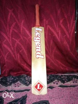 Red And Brown Legend Cricket Bat