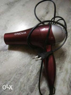 Red And Gray Nova Corded Hair Blower