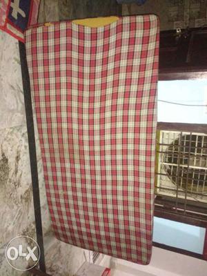 Red And White Checked Mattress