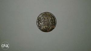 Round People Embossed Coin