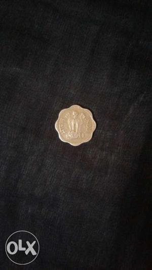 Round Scallop Edge Silver Coin
