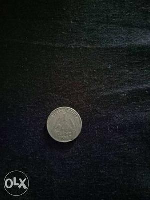 Round Silver Coin