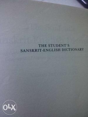 Sanskrit English dictionary for free