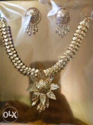 Silver Chunky Jewelry Set