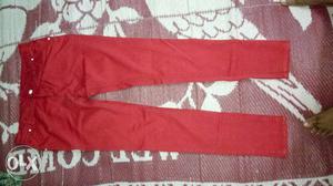 Waist size 32 status-new jeans color-brown never