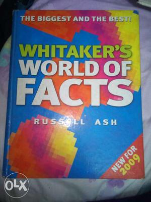 Whitaker's World Of Facts By Russel Ash  Book