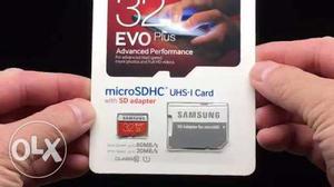 32 GB Evo MicroSD In Package