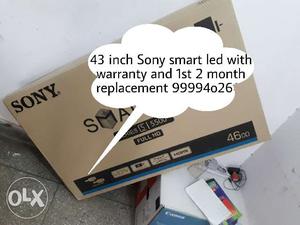 43inch smart Sony led 1year with warranty and 1st 2