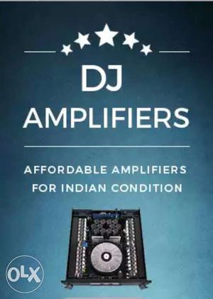 Ahuja dj amplifier  watts new condisan
